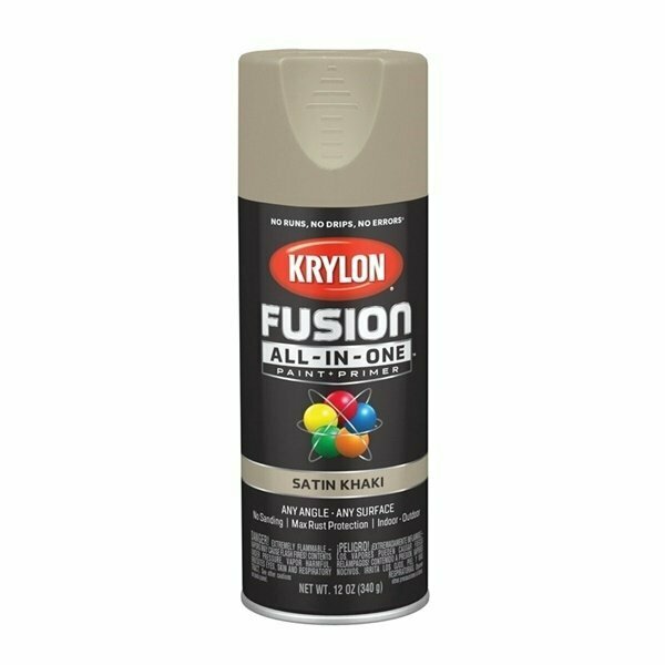 Krylon 2740 FUSION 12 OZ SATIN KHAKI ALL-IN-1 K02740007